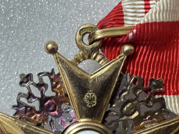Знак ордена Святого Станіслава 3-го ступеня. 789