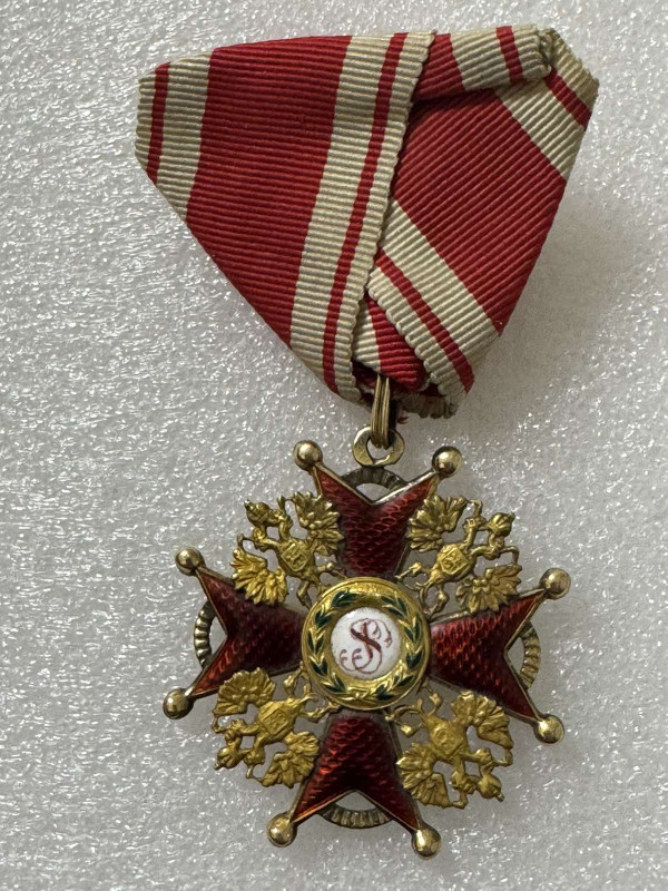 Знак ордена Святого Станіслава 3-го ступеня. 871