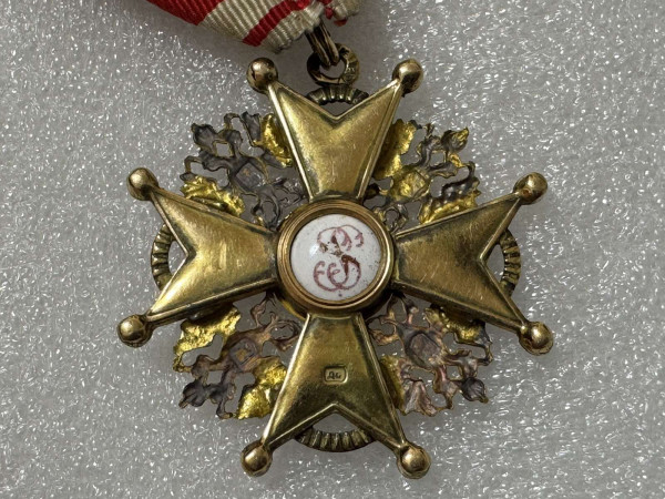 Знак ордена Святого Станіслава 3-го ступеня. 871