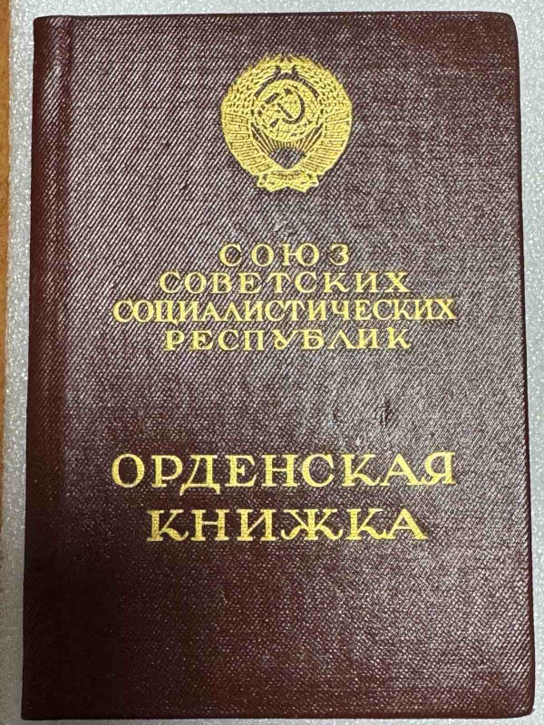 Орден Октябрьской революции. 1089