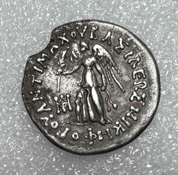 Драхма 135-120 рр.д.н.е. Бактрія Аполлодотокс. 1103