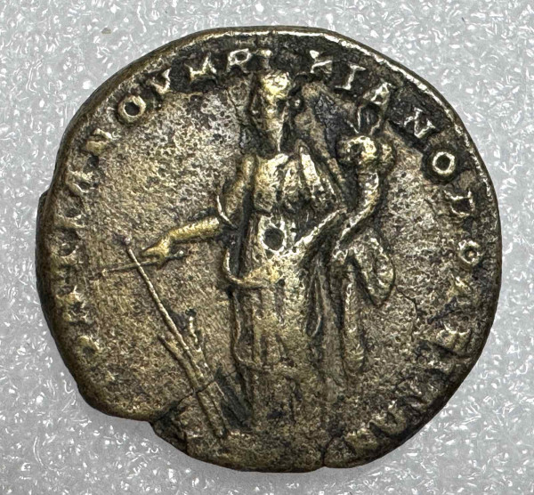 Средняя бронза 217-218 гг.н.э. Макрин. Мезия. г.Маркианополь. 1110