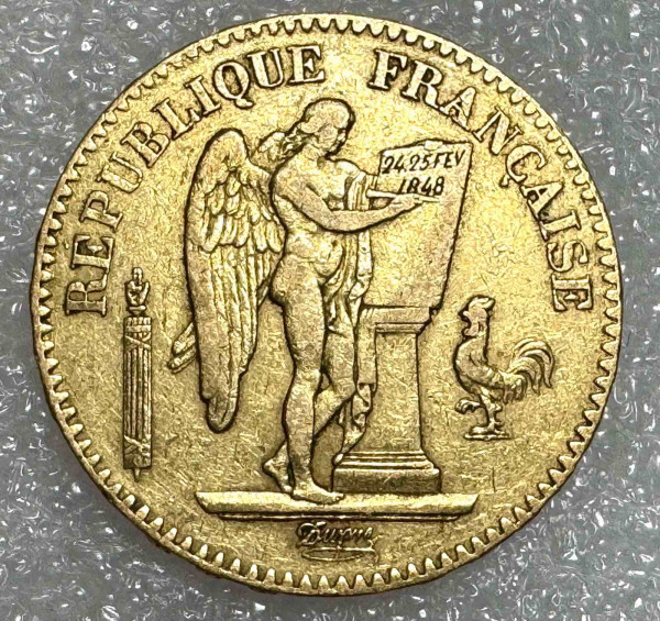 20 Франків 1849 рік Франція. 692
