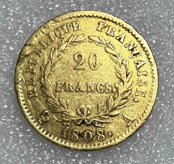 20 Франков 1808 год. Франция. 972