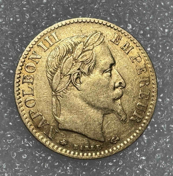 10 Франків 1864 рік Франція. 971