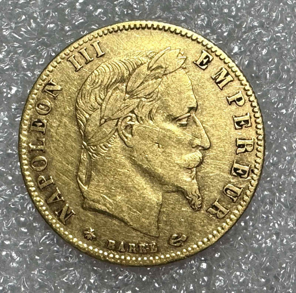 5 Франков 1866 год. Франция. 505
