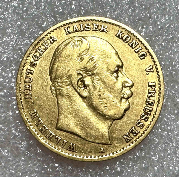 10 Марок 1875 рік Пруссія. 904
