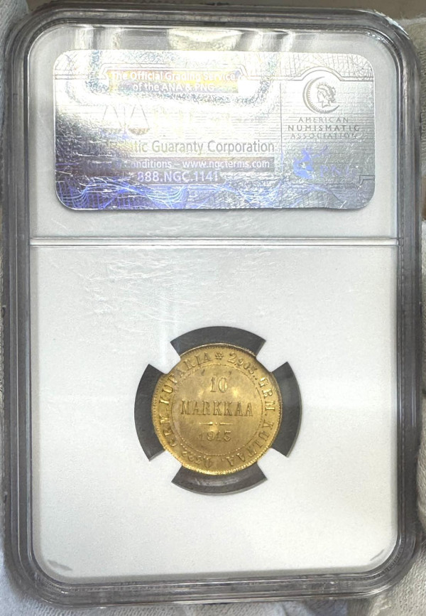 10 Марок 1913 рік.  Для Фінляндії. 1137
