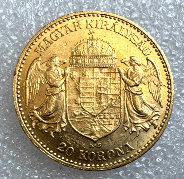 20 Крон 1902 рік  Угорщина. 745