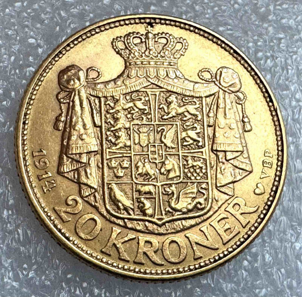 20 Крон 1914 рік  Данія 374