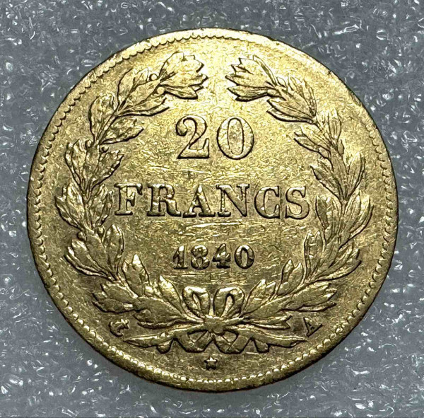 20 Франків 1840 рік  Франція. 830