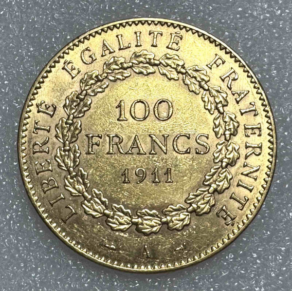 100 Франков 1911  год  Франция. 667