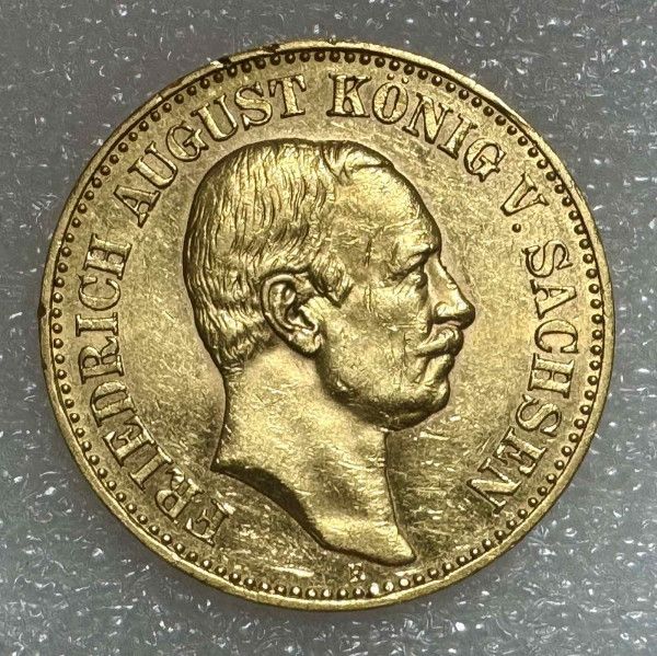 20 Марок 1905 год Саксония. 896