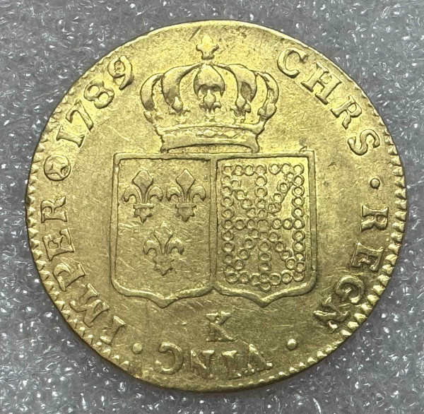 2 Луидора 1786 год. Франция. 715