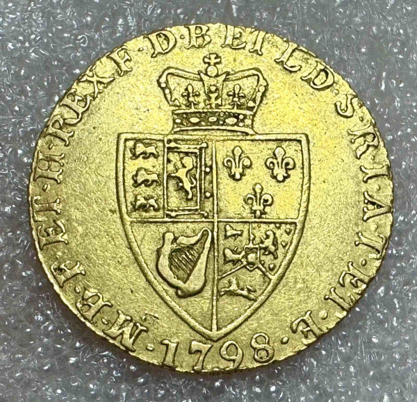 Гинея 1798 год Великобритания. 1234