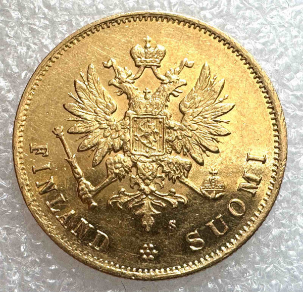 10 Марок 1881 рік Для Фінляндії. 1277