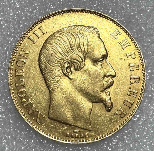 50 Франков 1859 год. Франция. 906