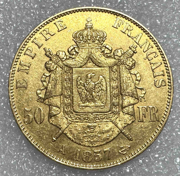 50 Франков 1859 год. Франция. 906