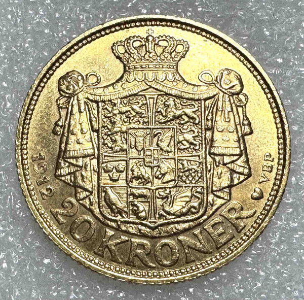 20 Крон 1912 рік  Данія. 450