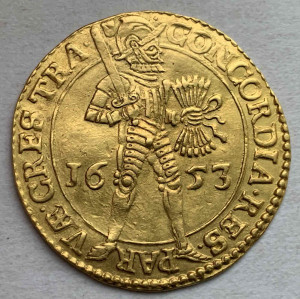 2 Дуката 1653 год. Нидерланды.