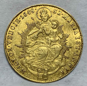 Дукат 1848 год. Венгрия.