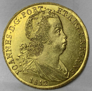 4 Эскудо 1812 год. Протугалия.