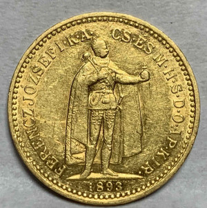 10 Крон 1893 рік  Угорщина.