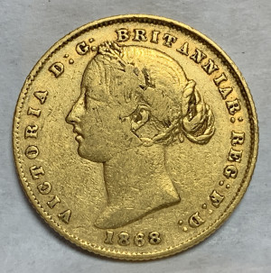Соверен 1868 рік  Австралія.