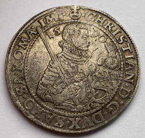 Талер 1590 рік  Дрезден.