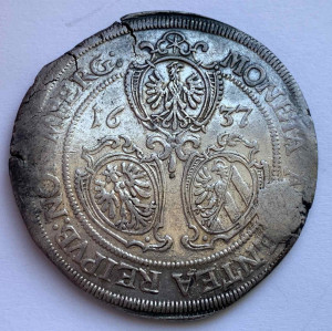 Талер 1637 год. Нюрнберг.