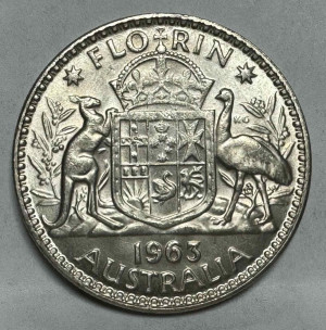 Флорин 1963 год. Австралия.