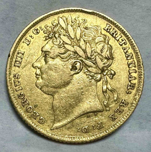 Соверен 1825 год. Британия.