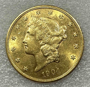 20 Долларов 1904 год. США.