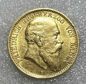 10 Марок 1904 рік Баден.