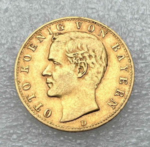 10 Марок 1893 рік Баварія.
