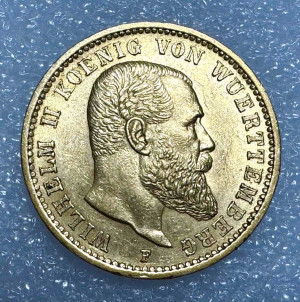 20 Марок 1905 рік Вюртемберг.