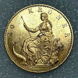 20 Крон 1900 год. Дания.