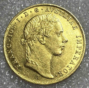 Дукат 1856 год Австрия.