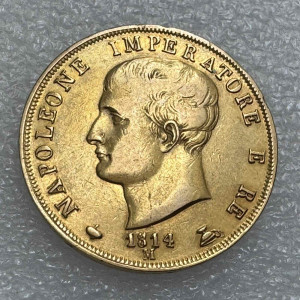 40 Лір 1814 рік Італія.