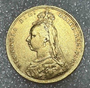 Соверен 1889 год  Британия.