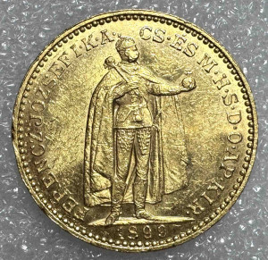 20 Крон 1899 рік Угорщина .
